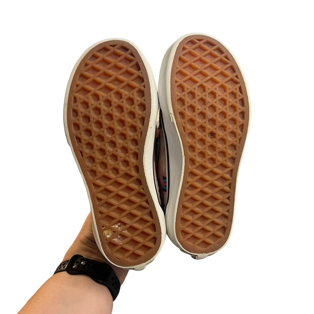 Vans Kids Pink Black Tie-Dye Velcro Sneakers - Picture 9 of 10